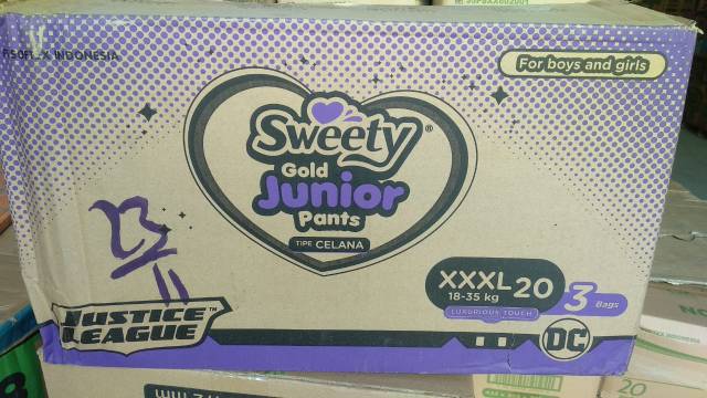 SWEETY GOLD JUNIOR PANTS XXXL20