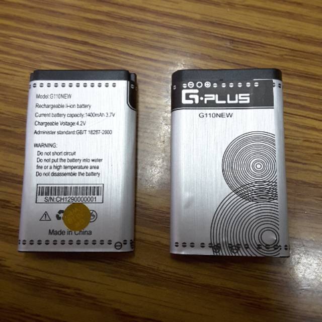 Baterai gplus g110 new 1400mah original