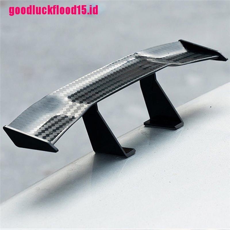 {LUCKID}Hot Universal Mini Spoiler Car Rear Tail Decoration Spoiler Wing Carbon Fiber