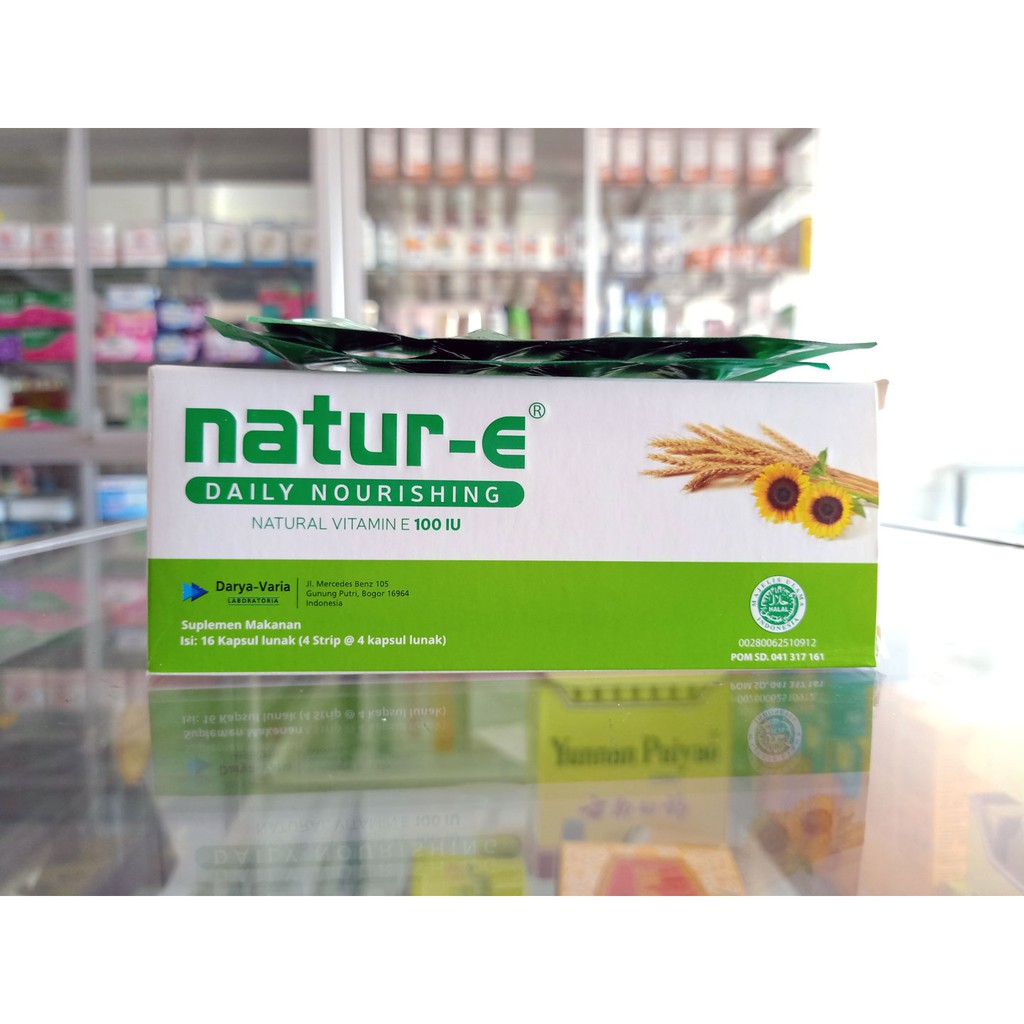 Jual Vitamin E Natur E 100 Iu 16 Kapsul Merawat Kesehatan Kecantikan Kulit Kesuburan Rahim 5595