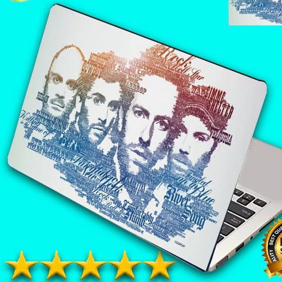 Garskin Laptop Coldplay Skin 4 Laptop Stiker Laptop