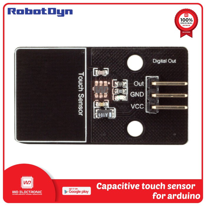 TOUCH SENSOR MODULE ROBOTDYN CAPACITIVE TOUCH SENSOR