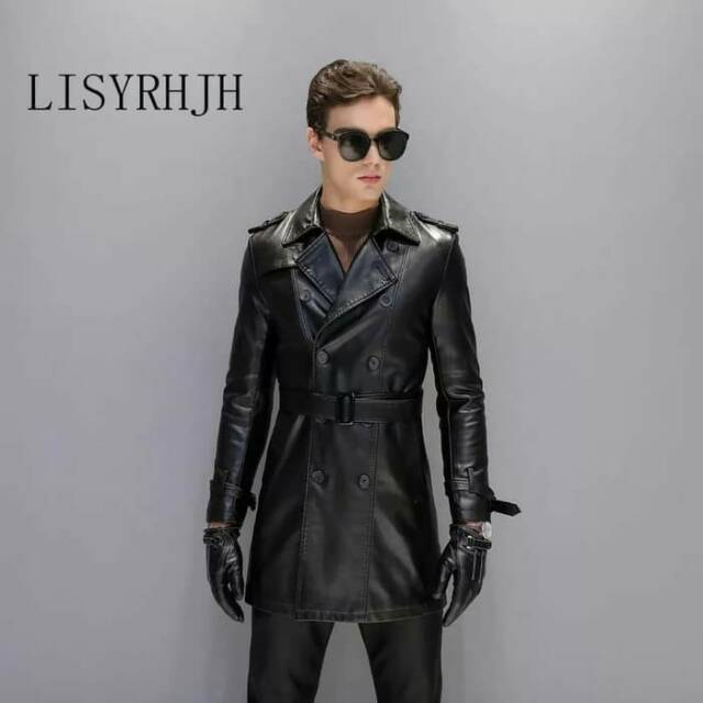 jubah semi kulit jaket kulit