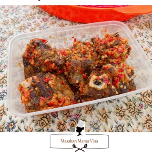 

iga goreng sambalado mercon