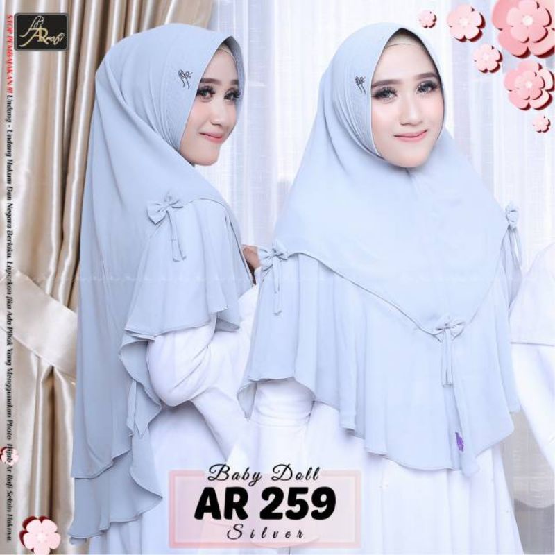HIJAB ARRAFI AR259 / KHIMAR LEBARAN / KHIMAR TERLARIS / HIJAB ARRAFI OFFICIAL