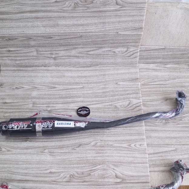 Knalpot AHAU Supra x 125-Blade-Karisma ORI Black Edition