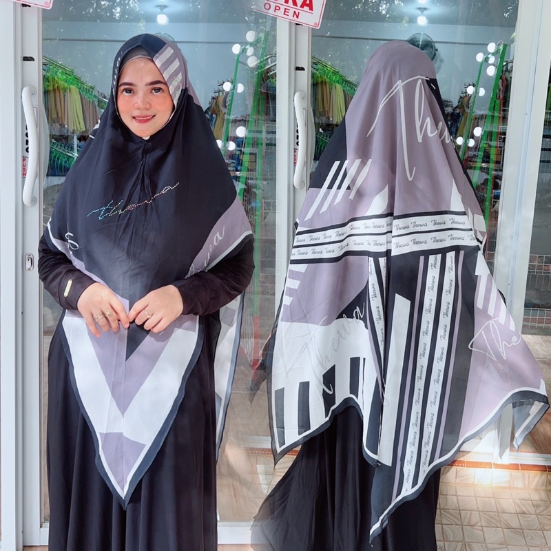 khimar printing thewa real pict