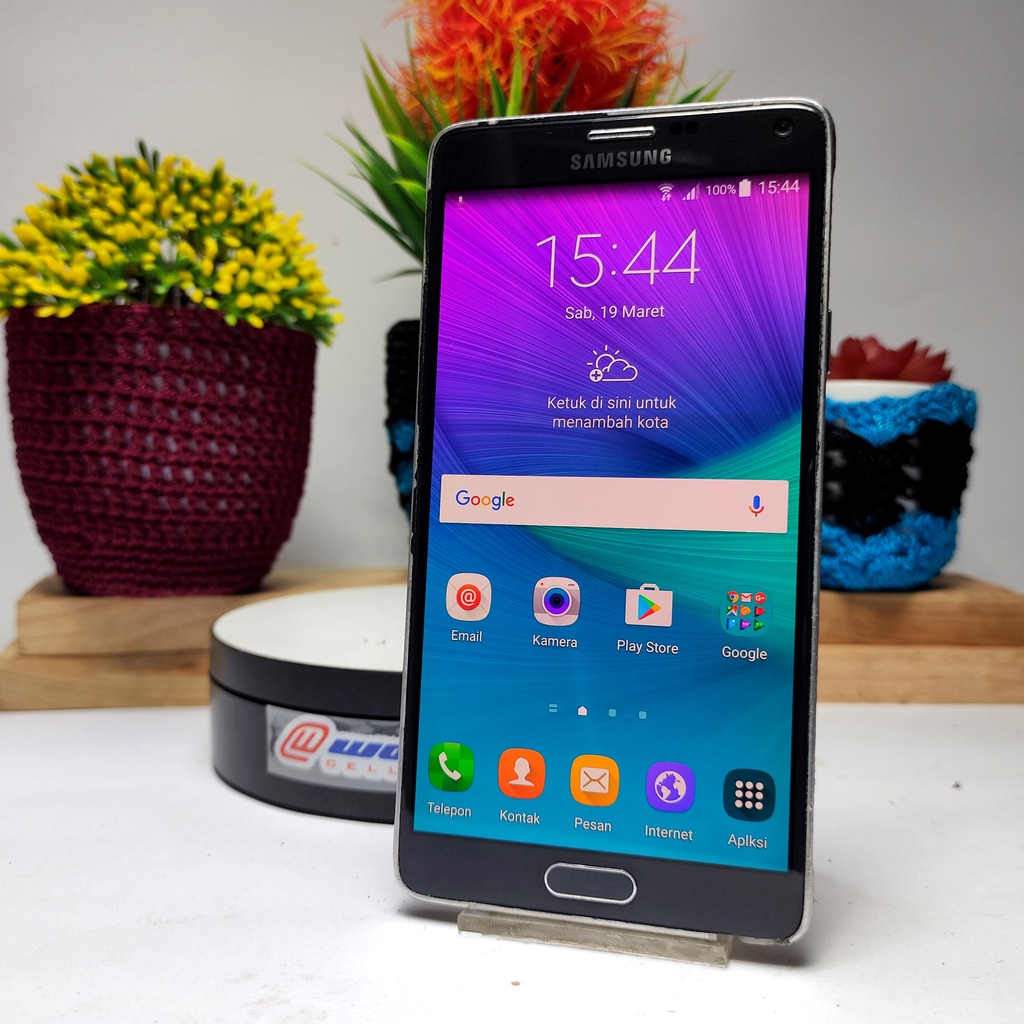 Samsung Galaxy Note 4 3/32GB Hitam - Bekas Second Seken Original SEIN