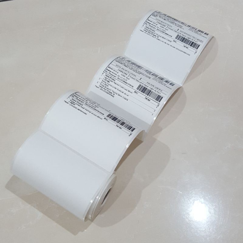 LABEL STIKER THERMAL 80x33 mm/5 M PRINTER BLUETOOTH C8LP/MT300 74x5M / 78x95 / 78x100 / 80x120 /76x120 RESI SHOPEE