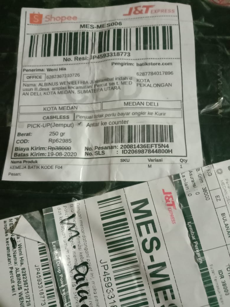 Kemeja Batik Kode F04