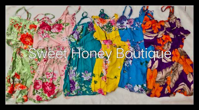 Sweet Honey ~ Jumpsuit Pendek Kipir Cipir Bali Kirana Jamsut Pendek Motif Etnik dan Bunga [Bisa COD]