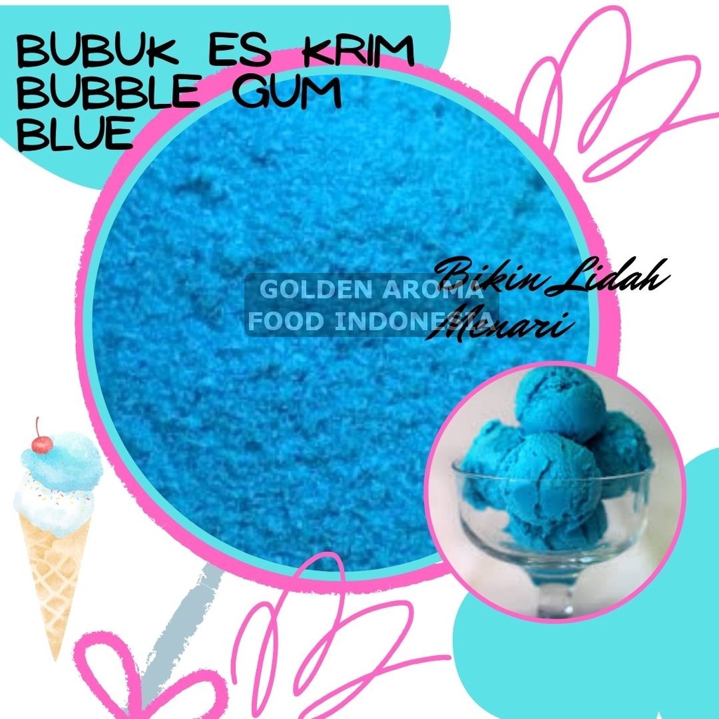 

Bubuk Es Krim Bubble Gum Blue 1 Kg l Serbuk Ice Cream Bubble Gum Blue 1Kg Kiloan Bahan Eskrim Instan Premix Soft Hard Gelato Murah Enak Terbaik GAFI Bandung Jakarta Surabaya Jogja Padang Semarang Palembang Medan Riau Serang Yogyakarta Solo Cirebon