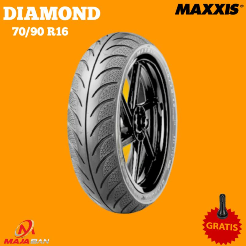 Ban Motor IMPOR // SKYWAVE, HAYATE, NOUVO // MAXXIS DIAMOND MA-3DN 70/90 Ring 16 Tubeless