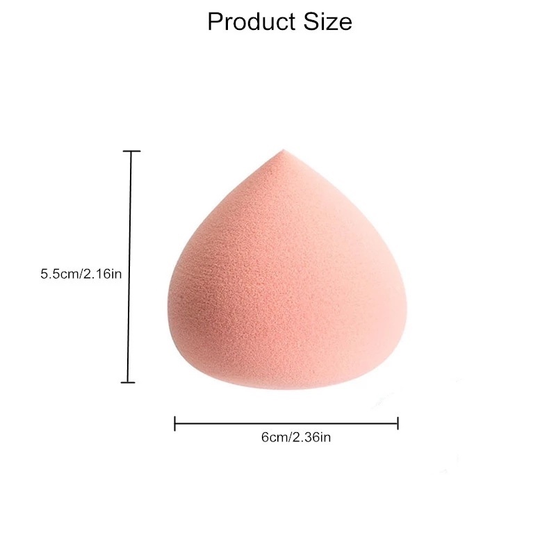 [1Pc Soft Peach-Shaped Makeup Sponge Blender] [Latex-Free Foundation Blending Sponge] [Cosmetic Puff For Applying Powder,Cream,Liquid]