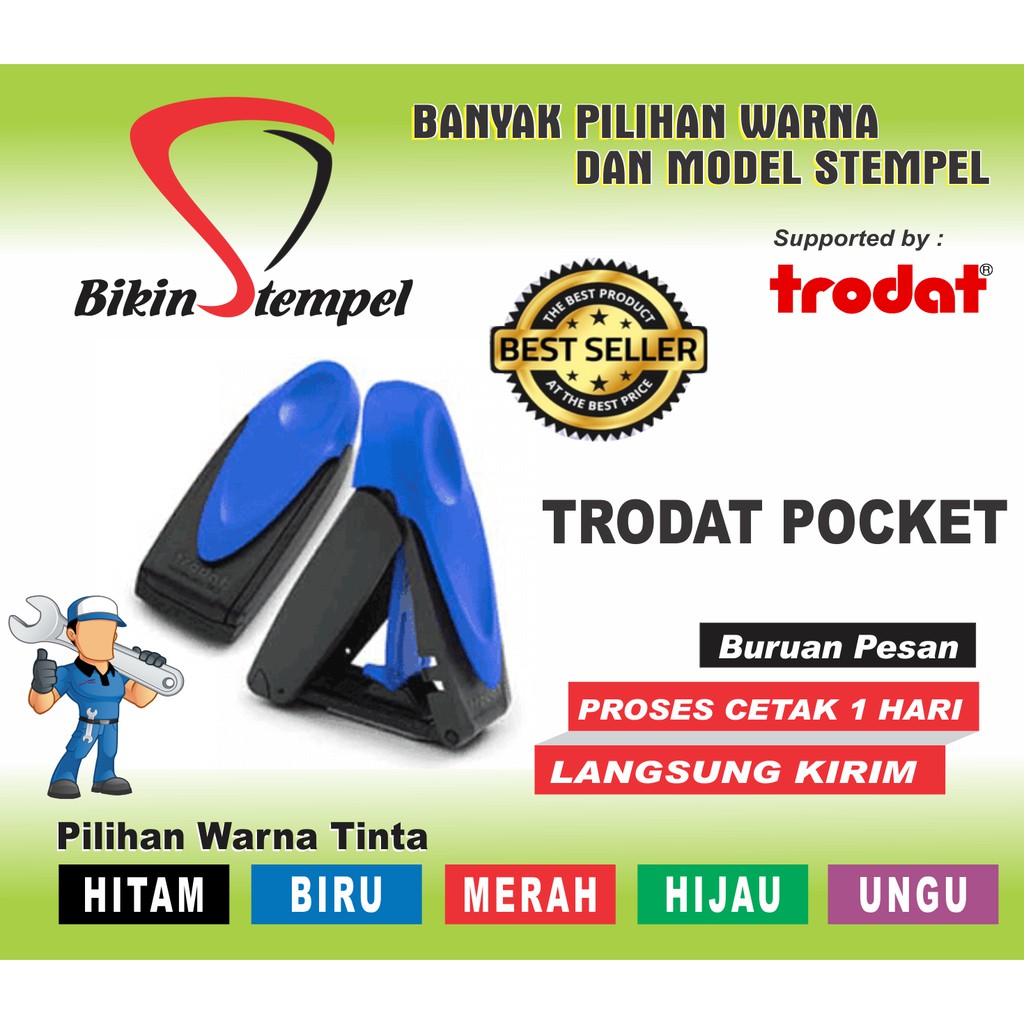 

STEMPEL TRODAT POCKET 9411, 9412, 9430, PRAKTIS, STEMPEL DOKTER , PEGAWAI, PERAWAT, TOKO, SEKOLAH
