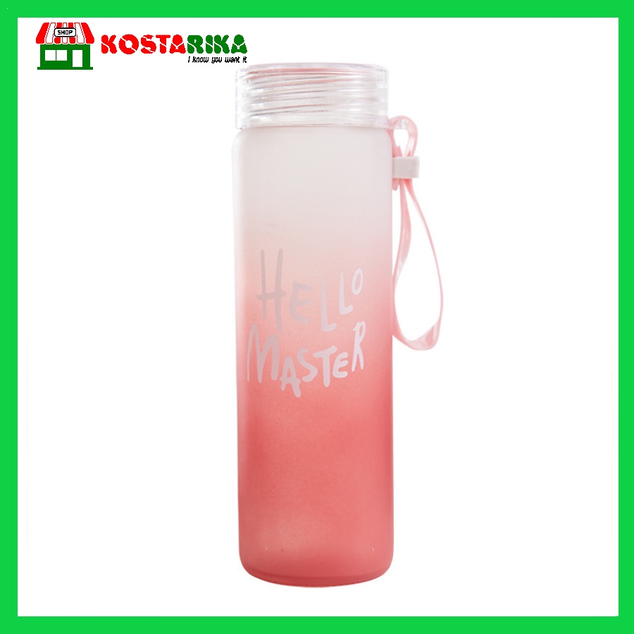 Botol Minum Kaca Berkualitas Hello Master