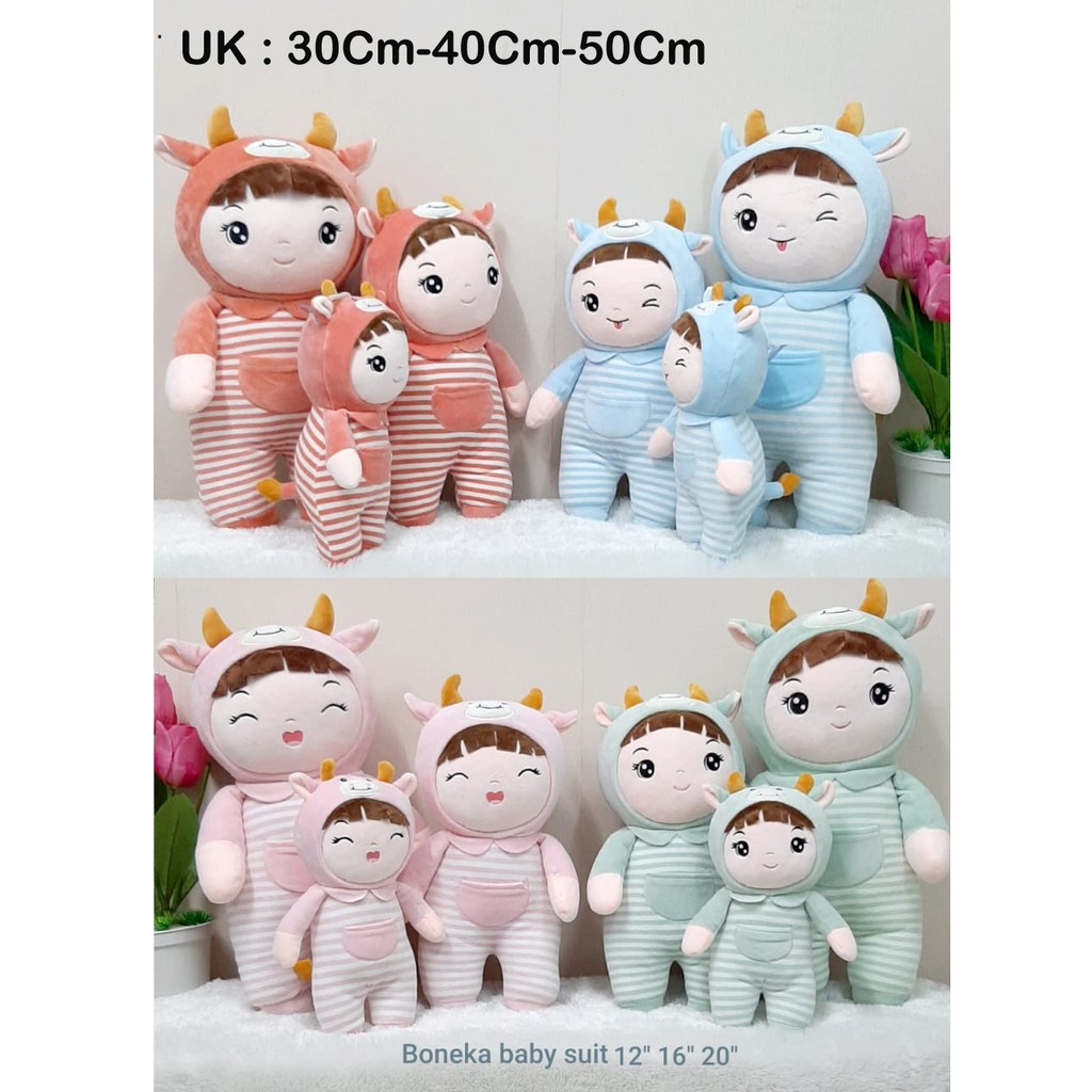 Boneka baby suit metoo angela pretty girl kostum rusa hadiah kado girl