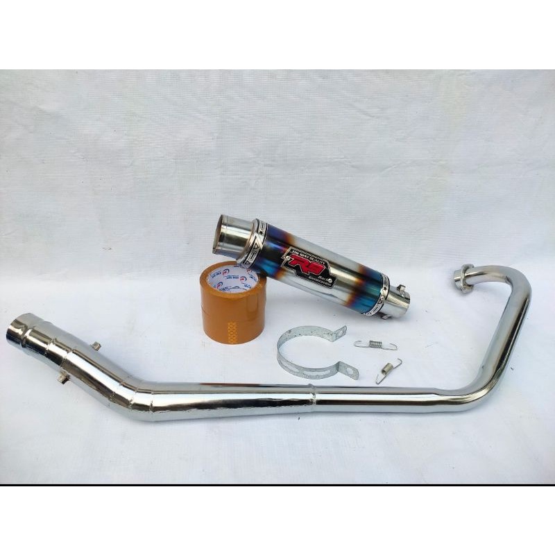 Knalpot Racing R9 FULL SYSTEM PNP Motor Sonic Supra GTR Vixion Satria Fu