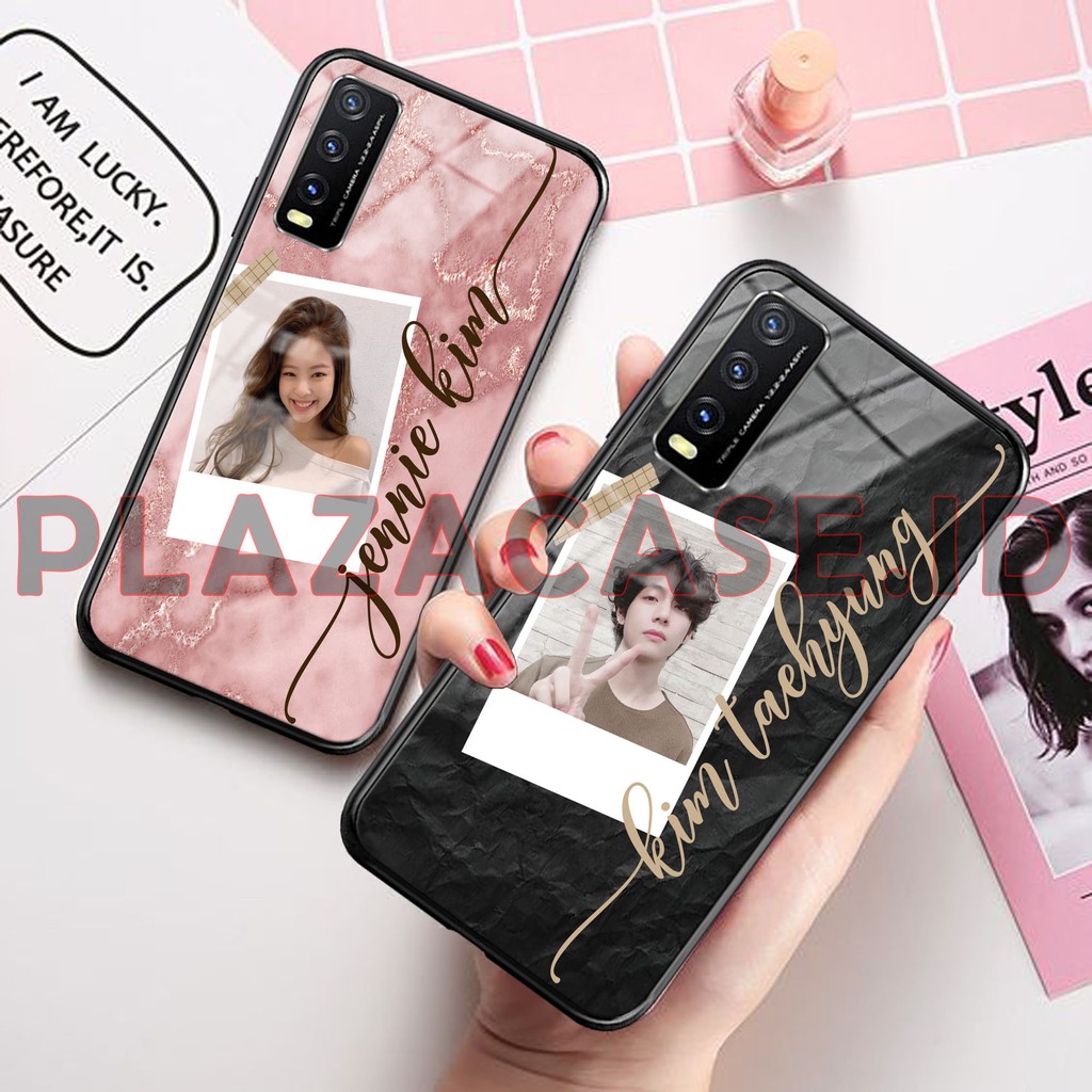 Custom Softcase Glass [K75] for Y20 RENO 4F V20 V20 SE REDMI 9C A53 C17 RENO 4 REALME 7i Y30 A31 A73