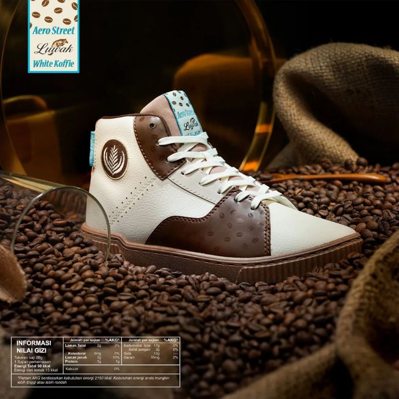AEROSTREET X LUWAK WHITE COFEE/SWALLOW SERIES