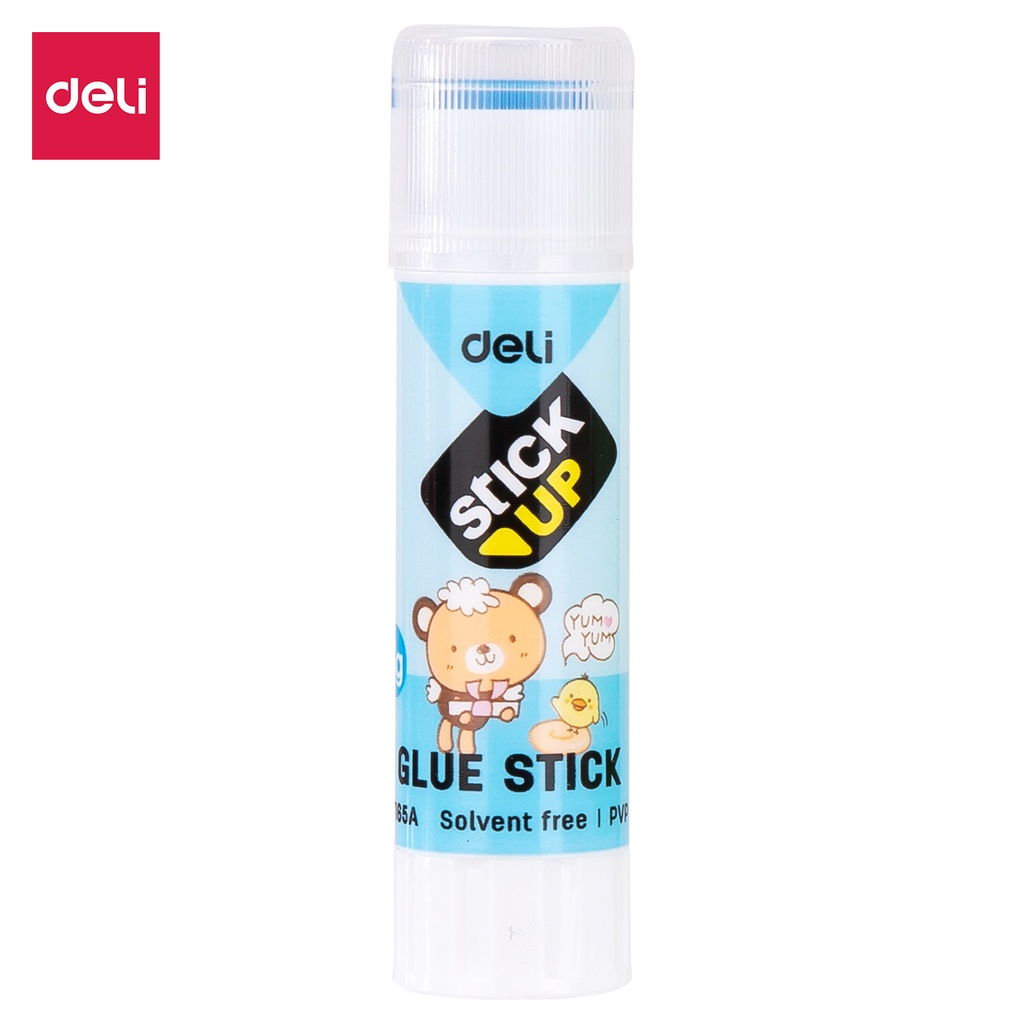 HAPPY TIME DELI LEM STIK LEM KERTAS STICK UP ANEKA WARNA MOTIF LUCU 8 GRAM GLUE STICK SUPER KUAT CEPAT KERING PERLENGKAPAN ALAT TULIS SEKOLAH KULIAH E7165A