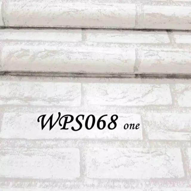 Wps068 Wallpaper Dinding Bata Putih Premium Wallpaper Dinding Sticker Wallpaper Stiker 45cm X 5m