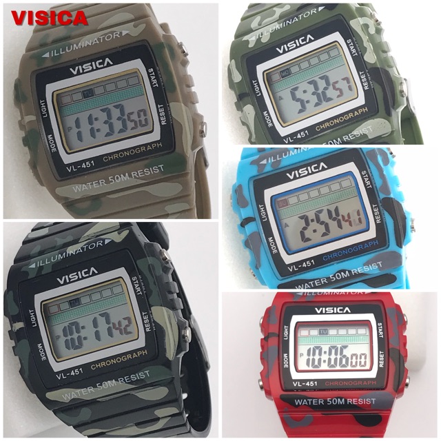 ORIGINAL VISICA JAM TANGAN SPORTY WATER RESIST