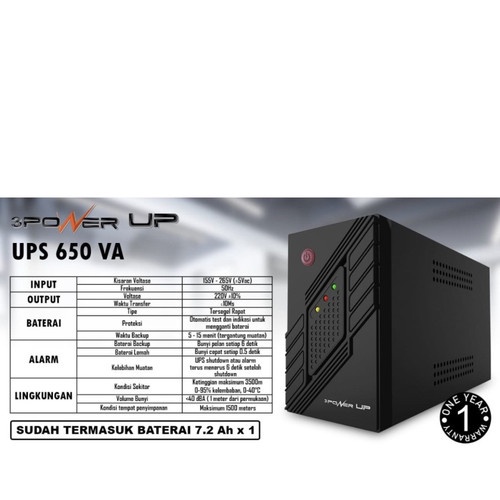 UPS POWERUP 600VA AVR