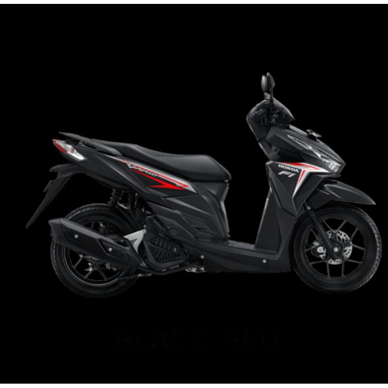 Tutup Bodi Honda Vario 125 Led Warna Hitam Doff Tahun 2017