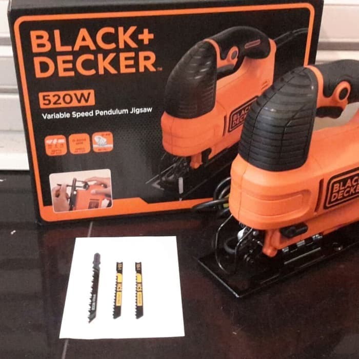 pendulum orbital jigsaw Black decker KS 701 PE mesin gergaji 520w