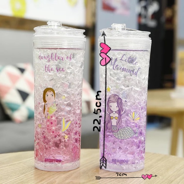 Botol minum icy Mermaid Drink Bottle BT02 frosty botol minum anak perempuan souvenir kado