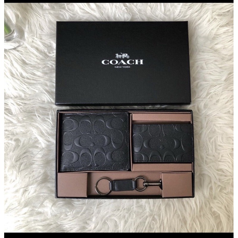 dompet pria coach embosed original