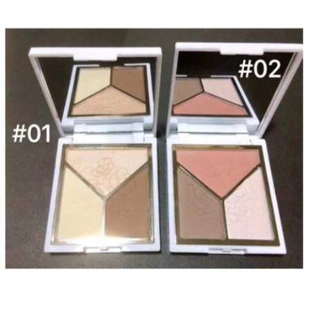 Lameila Pallete Eyeshadow Pallete 3 Warna Highlight 3D 5097