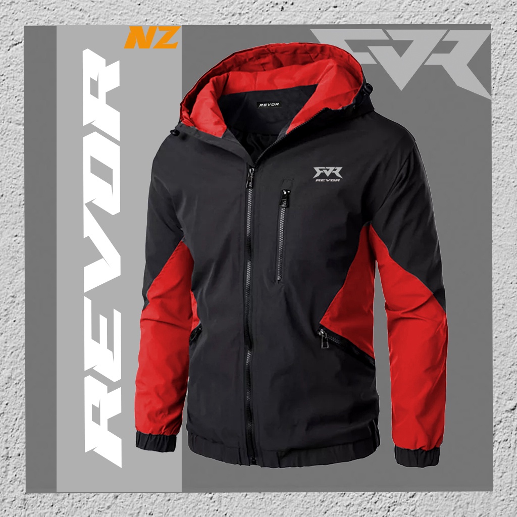 Revor NZ Jaket Parasut Windproof Waterproof