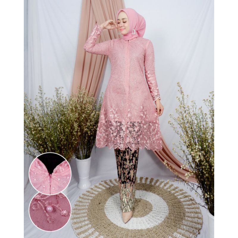 SETELAN KEBAYA TUNIK KURUNG BUSUI / KEBAYA TUNIK DIAJENG / KEBAYA PESTA