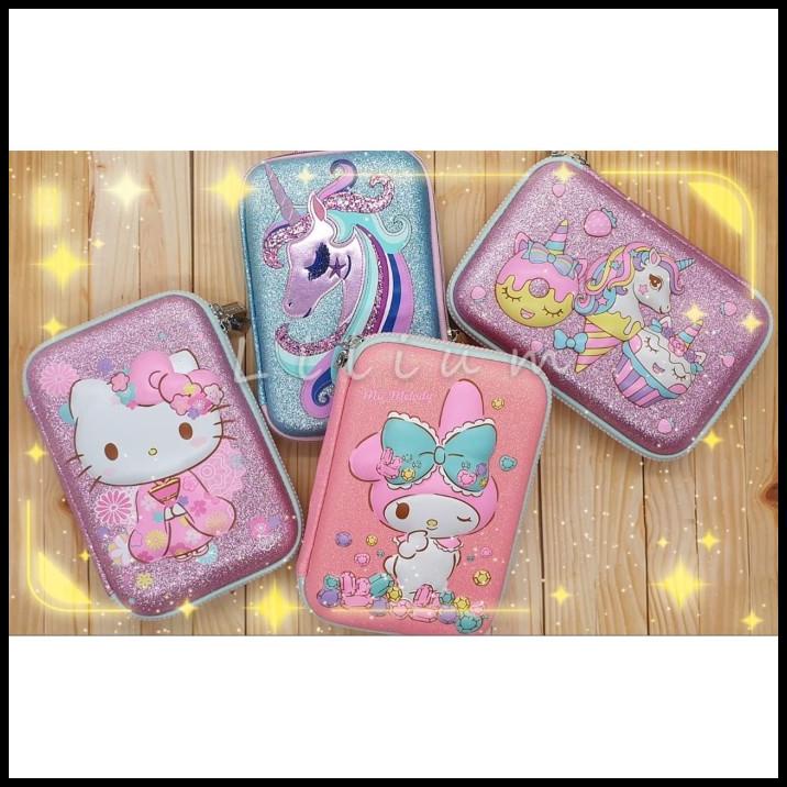 

Caramel | Kotak Pensil Hardcase Glitter Hello Kitty Melody Unicorn Gl07 Gl08 Gl0