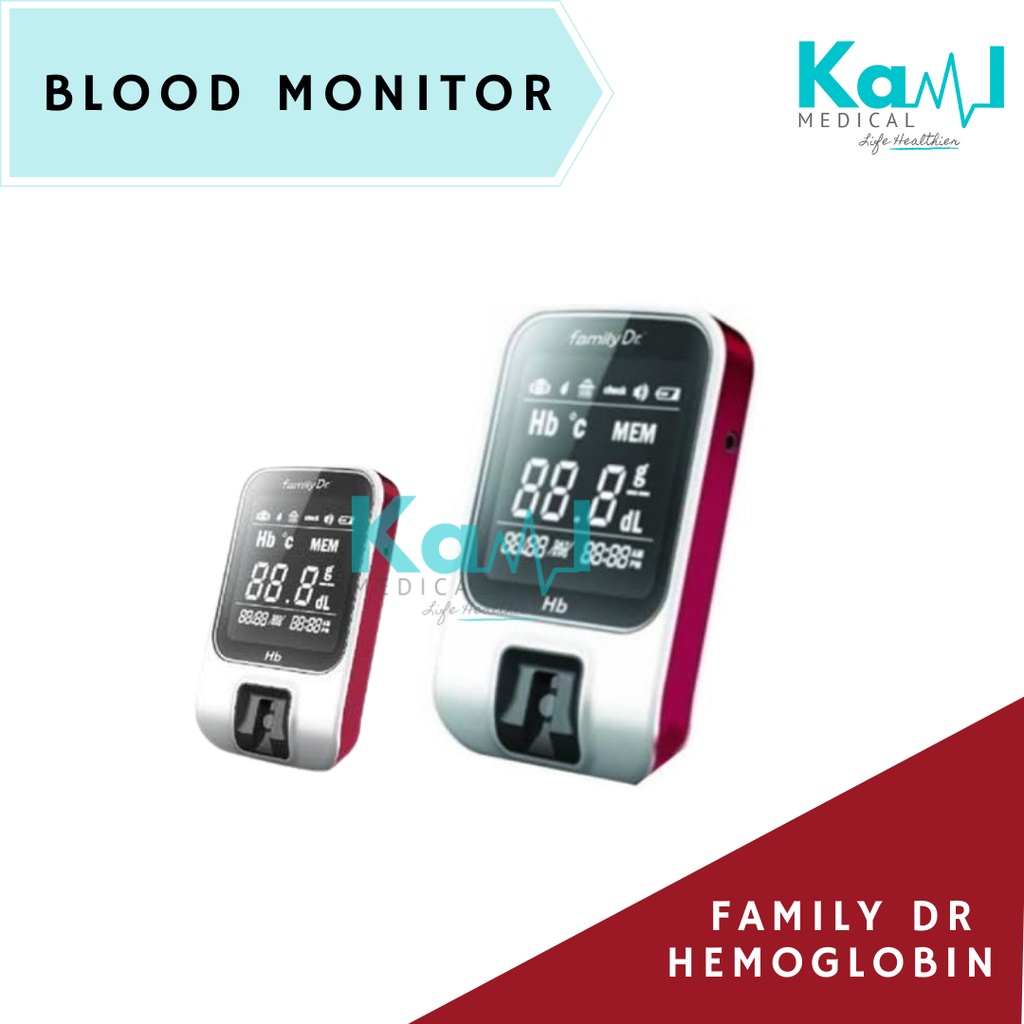 Jual Family Dr Hemoglobin Monitor MHD-1 / Alat Test Sel Darah Merah ...