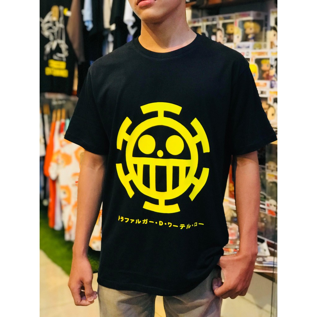 Kaos Trafalgar Law Legacy Onepiece Mugiwara Black