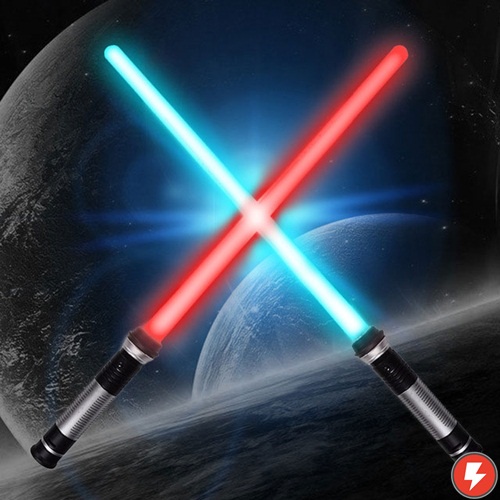 Flashmart Pedang Mainan Double Bladed Lightsaber Star Wars
