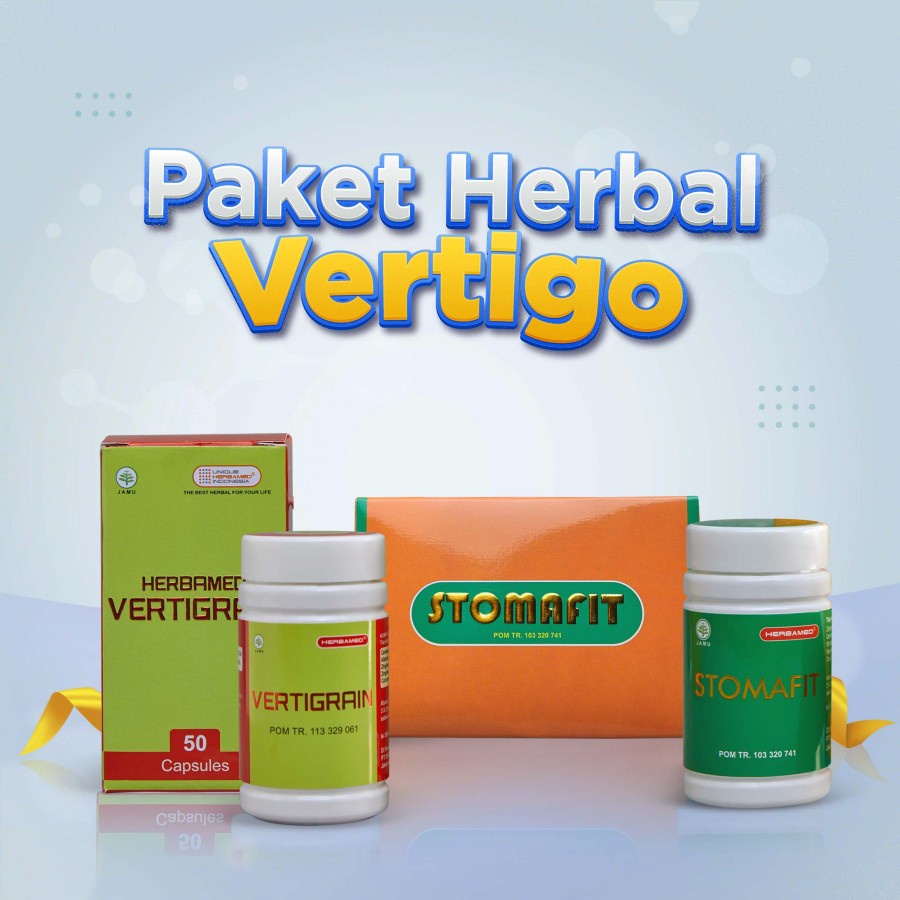 

Paket herbamed Obat Herbal Vertigo Vertigrain Stomafit