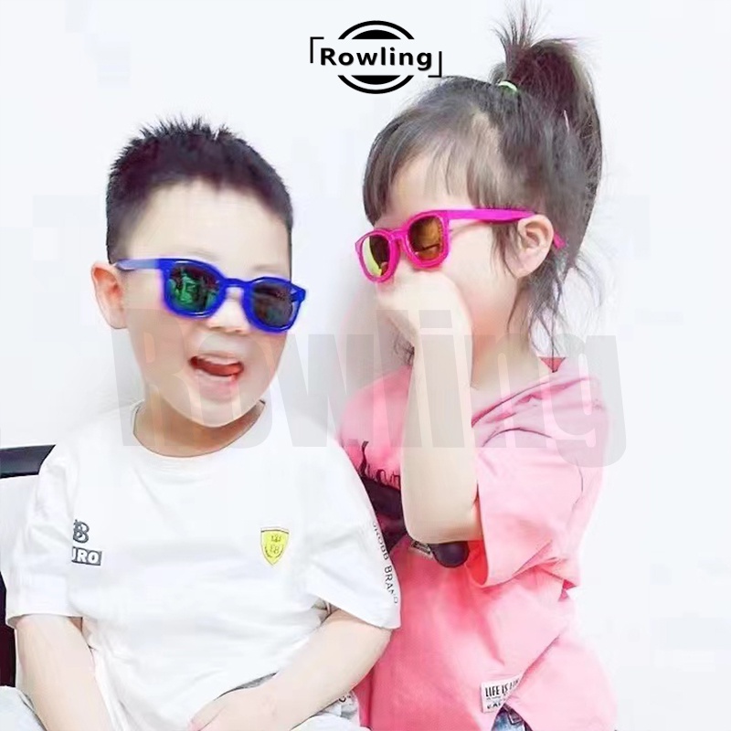 Rowling(ka-204)Kacamata Hitam Anak New Trend/Fashion Anak Terbaru Kotak kacamata hitam High Quality Import Kacamata Fashion