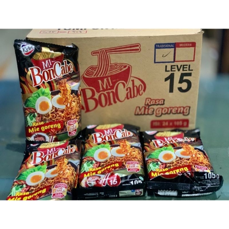 

Mie Bon Cabe level 15 -Netto 105gr