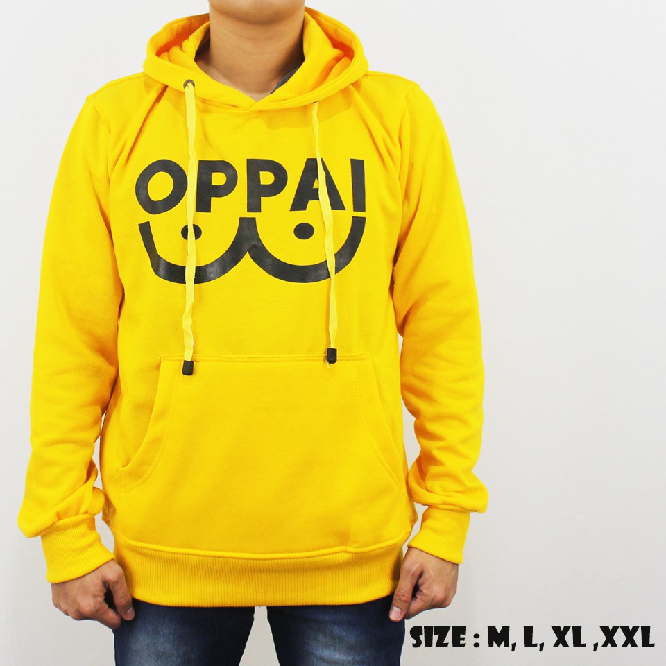 JAKET ONE PUNCHMAN SIZE M L XL XXL - JAKET OPPAI ONE PUNCHMAN SAITAMA - HOODIE OPPAI ONE PUNCHMAN