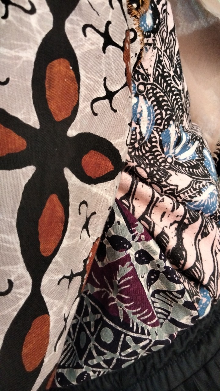 Batik Couple Keluarga Gamis M L Xl Xxl Xxxl Motif Kipas