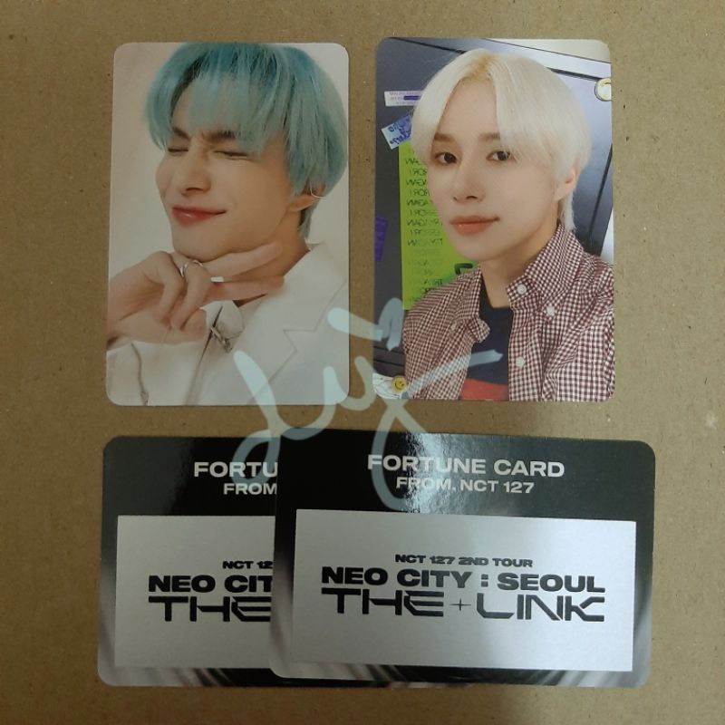 NCT 127 JUNGWOO Fortune Scratch The Link selca + Photopack NCIT Day