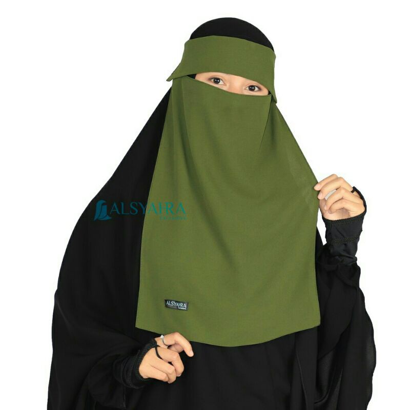 Alsyahra Exclusive Niqab Poni Pulldown Sifon Premium