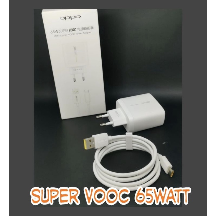 charger vooc oppo original super vooc 65watt original