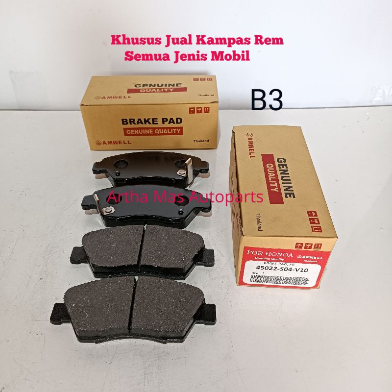 KAMPAS REM DEPAN HONDA CITY NEW GM2 GM6 BRAKE PAD CITY NEW GM2/ GM6
