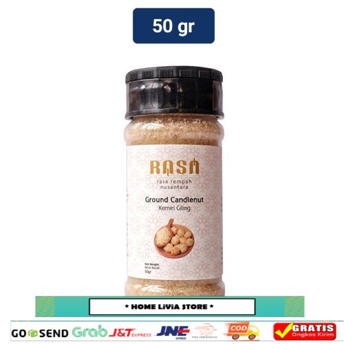 

Rasa Rempah Nusantara Ground Candlenut / Kemiri Giling 50 gr