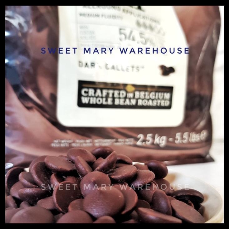

TERBARUU!! Callebaut Dark Chocolate Couverture 811 NV 54,5% 500gr Cokelat 811NV TERBARU